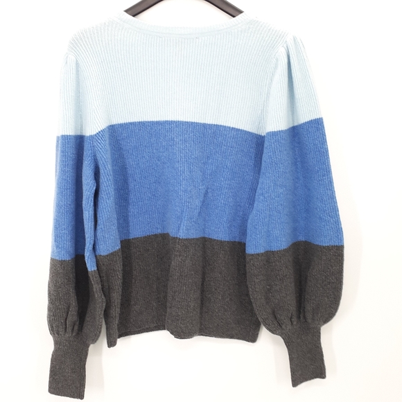 WHITE HOUSE BLACK MARKET Colorblock Pullover - Picture 6 of 8